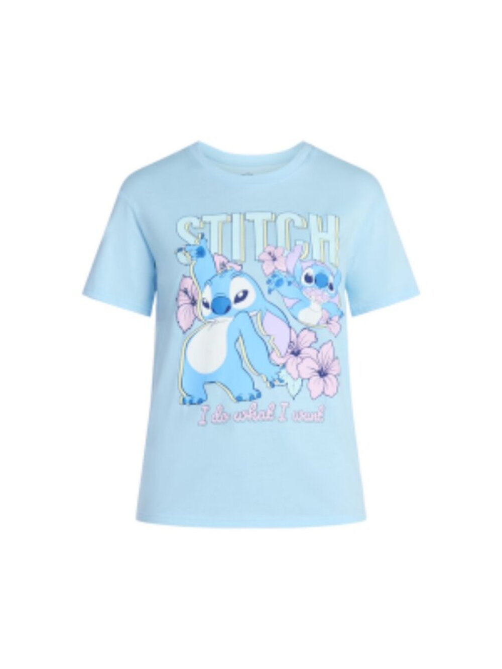 Stitch Women's Graphic Tee with Short Sleeves, Sizes XXS-XXL